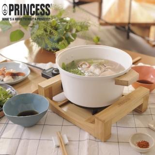 【PRINCESS 荷蘭公主】多功能陶瓷料理鍋173030(天婦羅/煮飯/燉肉/油炸/火鍋)