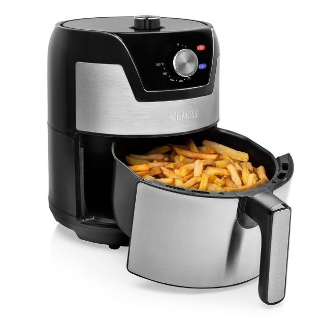 【PRINCESS 荷蘭公主】4.5公升不鏽鋼氣炸鍋(181026原廠)