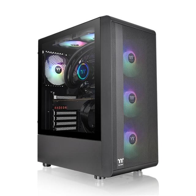 【Thermaltake 曜越】鋼煉 S200 TG ARGB 機殼 AT+GF A3 850W 金牌 日系全模組 ATX3.0 PCIE 5.0(機殼+電供)