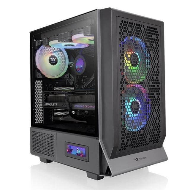 【Thermaltake 曜越】Ceres 300 TG ARGB+GF A3 650W 金牌 日系全模組 ATX3.0 PCIE 5.0(機殼+電供)