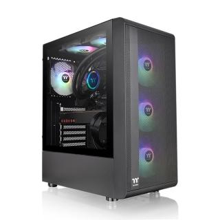 【Thermaltake 曜越】鋼煉 S200 TG ARGB 機殼 AT+GF A3 650W 金牌 日系全模組 ATX3.0 PCIE 5.0(機殼+電供)