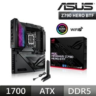 【ASUS華碩】ROG MAXIMUS Z790 HERO BTF DDR5 背插 Z790組合包