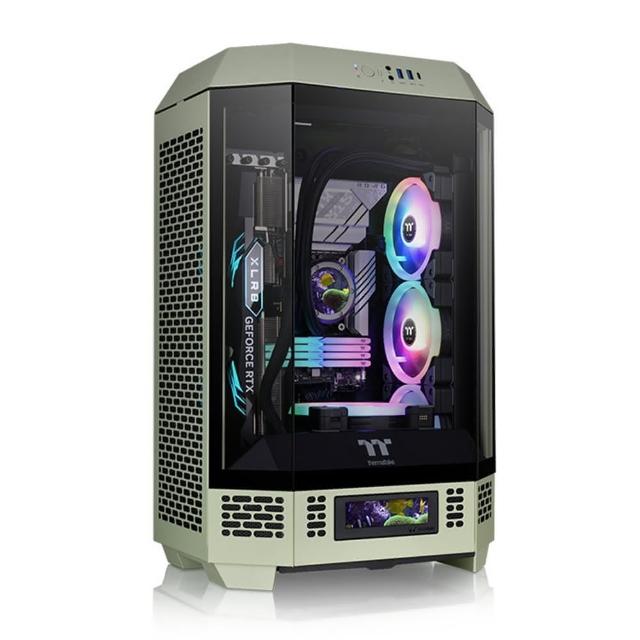 【Thermaltake 曜越】The Tower 300 M-ATX 機殼 +GF A3 650W 金牌 日系全模組 ATX3.0 PCIE 5.0(機殼+電供)