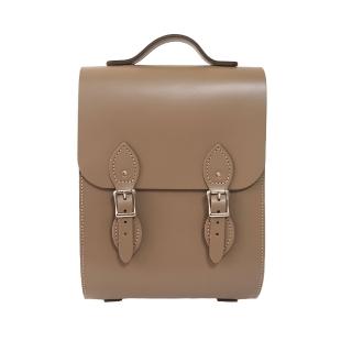 【The Leather Satchel Co.】英國原裝手工牛皮溫莎小後背包 手提包(水獺棕)