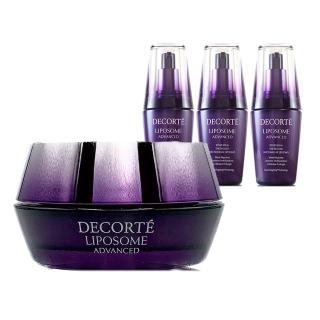 【COSME DECORTE 黛珂】超微導全能修護霜50ml+超微導全能修護精粹12ml*3-小紫瓶(專櫃公司貨)