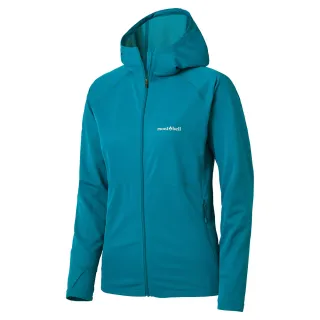 【mont bell】COOL F-Z HOODIE女款UV連帽外套松石藍(1114637TQ)