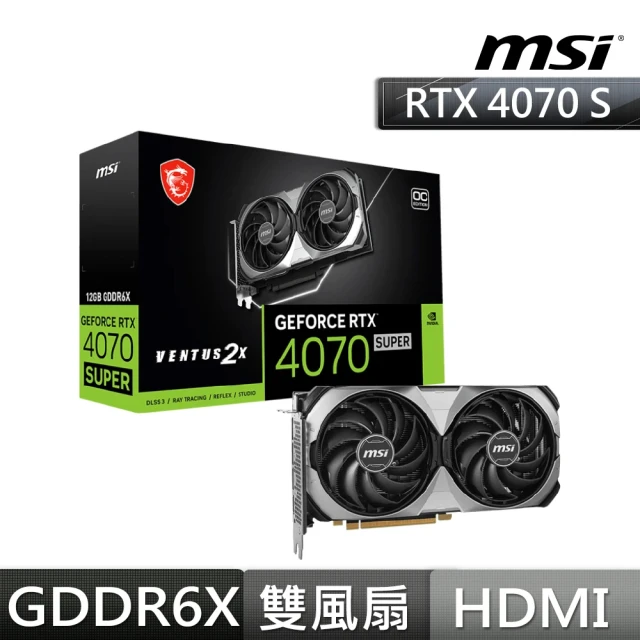 MSI 微星MSI 微星 微星 MPG A750GF 金牌 750W +微星☆GeForce RTX 4070 SUPER 12G VENTUS 2X OC(組合5-1)