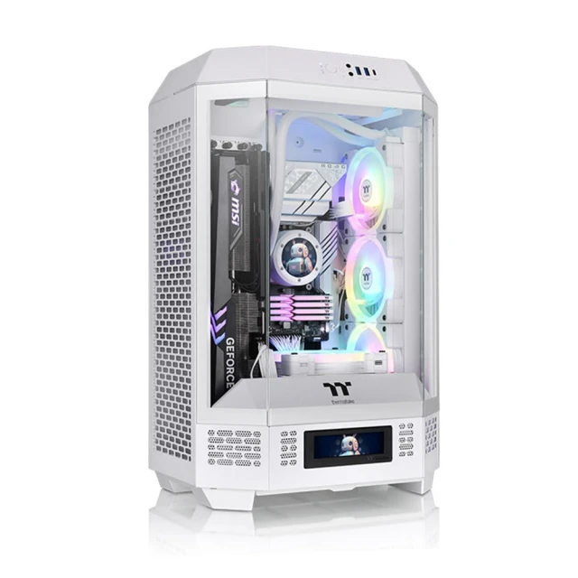 Thermaltake 曜越 The Tower 300 M-ATX 白色+GF A3 750W 金牌 日系全模組 ATX3.0 PCIE 5.0(組合15-2)