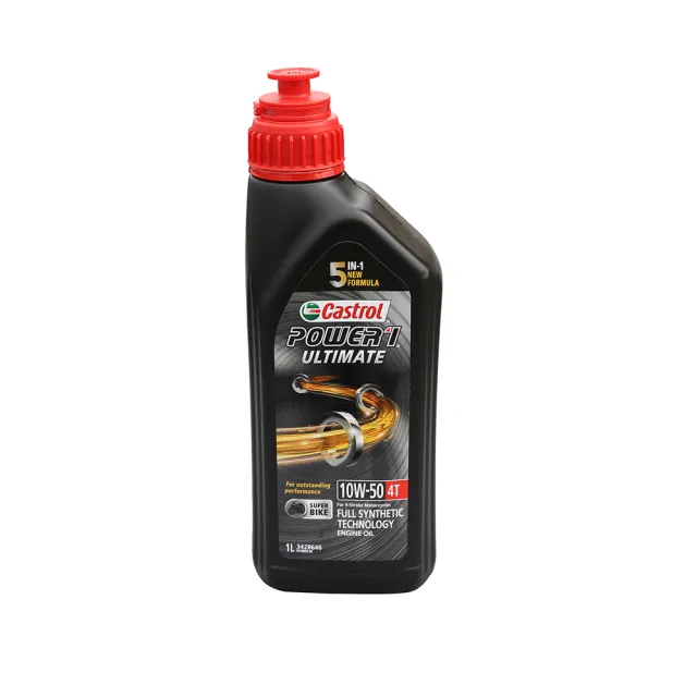 【CASTROL 嘉實多】Power 1 Ultimate 4T 10W50(全合成機油1L)