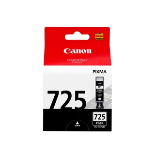 【Canon】PGI-725BK 原廠黑色墨水匣 適用 MG5270/MG5370/MG6170/MG6270