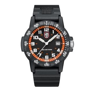 【LUMINOX 雷明時】Leatherback Sea Turtle Giant革龜運動腕錶-橘