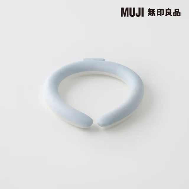 【MUJI 無印良品】涼感頸圈/中/藍