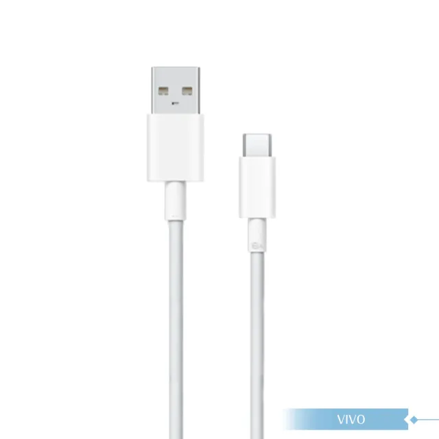 【vivo】8A 原廠 Type-C to USB-A 閃充充電線-密封裝 80W Max(11V/7.3A)