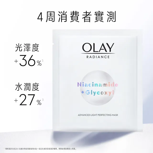 【OLAY 歐蕾】6/14超強檔限定面膜雙星新客組-水感透白面膜5片+大紅瓶抗皺保濕面膜5片