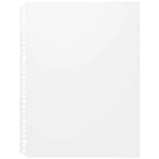 【MUJI 無印良品】補充用透明袋/A4.30孔.15入