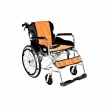 【海夫健康生活館】頤辰20吋輪椅 輪椅-B款 鋁合金/可折背/收納式/攜帶型 橘、紅、藍三色可選(YC-300中輪)