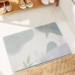 【半島良品】4入任選-厚款吸水防滑奈米絨軟式仿珪藻土地墊-60x40cm(獨家花款/台灣印刷/3秒瞬吸/橡膠防滑底)