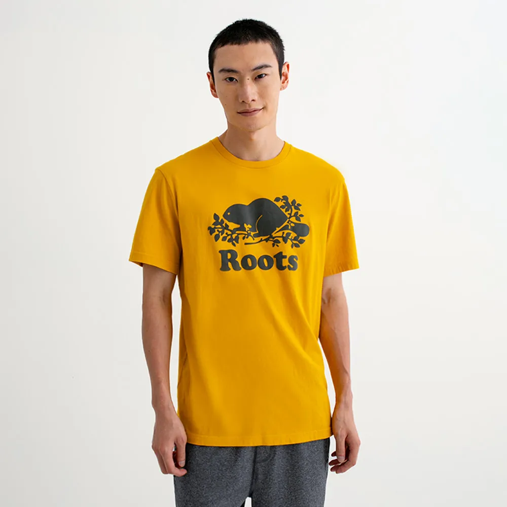 【Roots】Roots男裝- COOPER BEAVER 短袖上衣(金棕色)