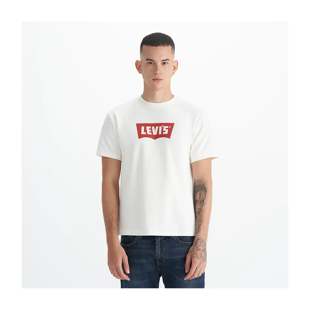 【LEVIS 官方旗艦】男款 短袖T恤 / 修身版型 / 經典LOGO TEE / 男生短袖  人氣新品 001AM-0003