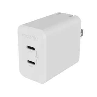 【mophie】speedport 45W USB-C雙孔2C氮化鎵充電器(雙孔2C氮化鎵GaN快充器/Apple官方唯一推薦合作品牌)