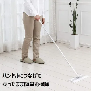 【台隆手創館】日本山崎Satto濕巾拖把+伸縮桿