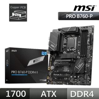 【MSI 微星】PRO B760-P DDR4 II 主機板