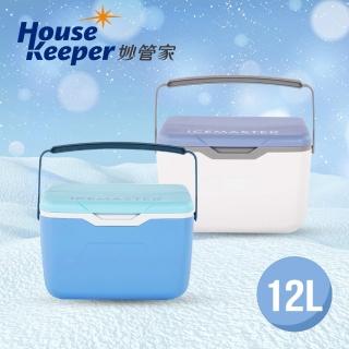 【妙管家】ICEMASTER手提式保冰桶12L 附保冷冰磚(戶外露營野餐保冷箱 釣魚冰箱 烤肉冰桶 保冷行動冰箱)