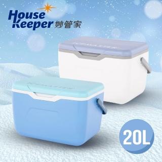 【妙管家】ICEMASTER手提式保冰桶20L 附保冷冰磚(戶外露營野餐保冷箱 釣魚冰箱 烤肉冰桶 保冷行動冰箱)