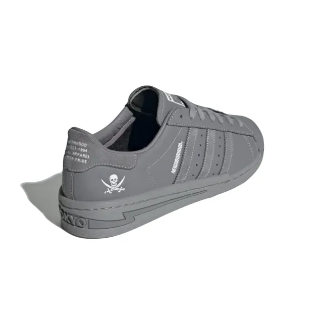 【adidas 愛迪達】Neighborhood x Adidas Originals Superstar Cement Grey 水泥灰 IE6115(男鞋 休閒鞋)