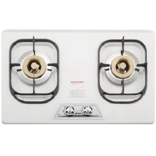 【豪山】雙口檯面爐琺瑯瓦斯爐(ST-2190-P基本安裝)