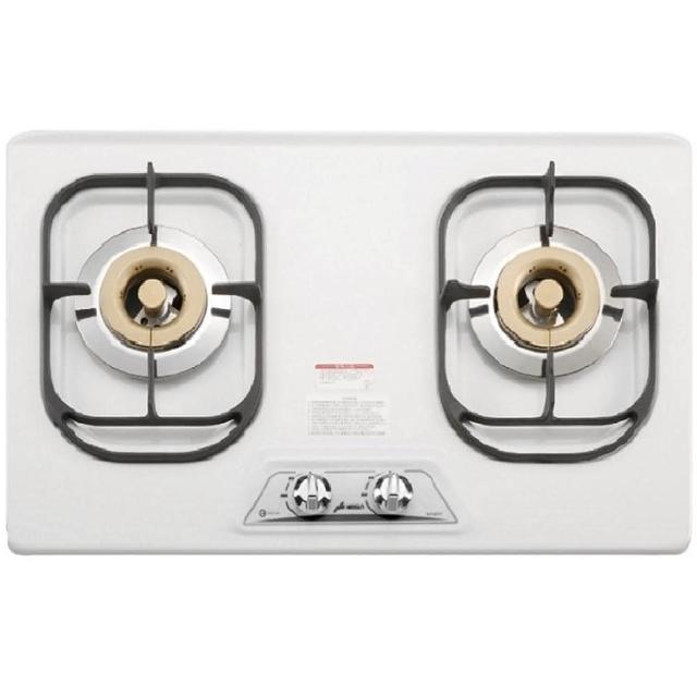 【豪山】雙口檯面爐琺瑯瓦斯爐(ST-2190-P基本安裝)