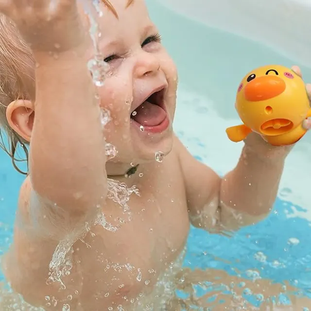 【Googoogaga】洗澡玩具捉迷藏小鴨(發條洗澡玩具)