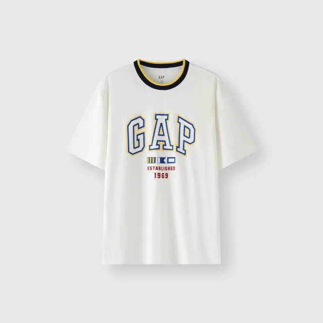 【GAP】男女裝 Logo印花純棉圓領短袖T恤-多款任選(465583&465443&465261)