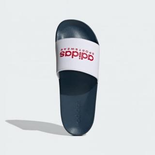 【adidas 愛迪達】拖鞋 男鞋 運動 ADILETTE SHOWER 藍白 II0017