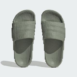【adidas 愛迪達】拖鞋 女鞋 運動 三葉草 ADILETTE 22 W OR 綠 IG8264