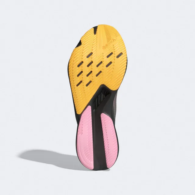 【adidas 愛迪達】慢跑鞋 男鞋 運動鞋 緩震 ADIZERO BOSTON 12 M 黑黃粉 IF9212