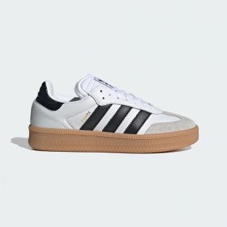 【adidas 愛迪達】休閒鞋 男鞋 運動鞋 三葉草 SAMBA XLG OR 白黑 IE1377
