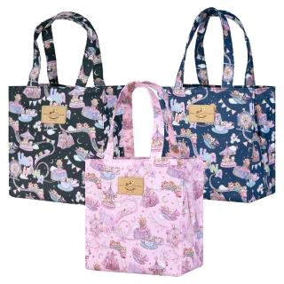 【uma hana】花馬新村多用途隨身防水小方包(手提袋/便當袋/萬用袋/防水袋)