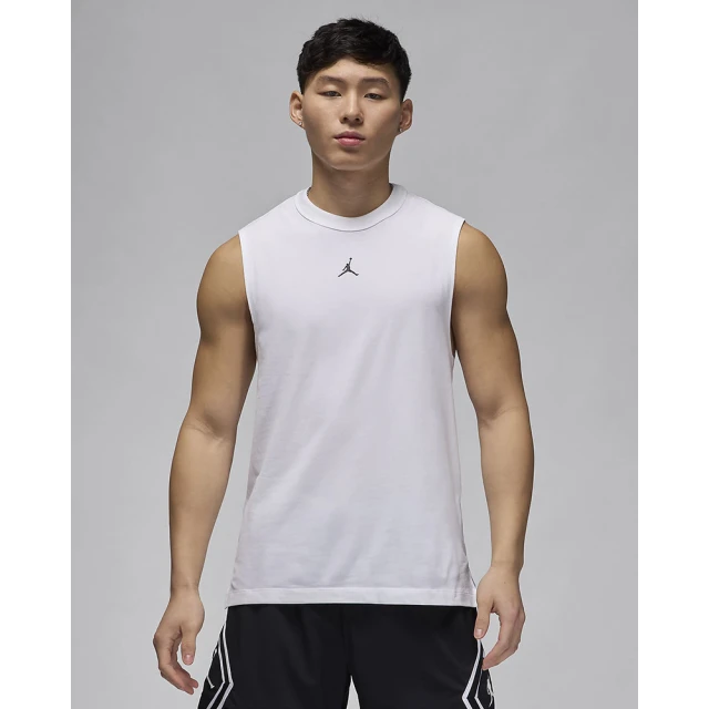 NIKE 耐吉NIKE 耐吉 背心上衣 運動 休閒 無袖 男 AS M J DF SPRT SLVLS TOP Jordan 喬丹 白色(FN5857100)