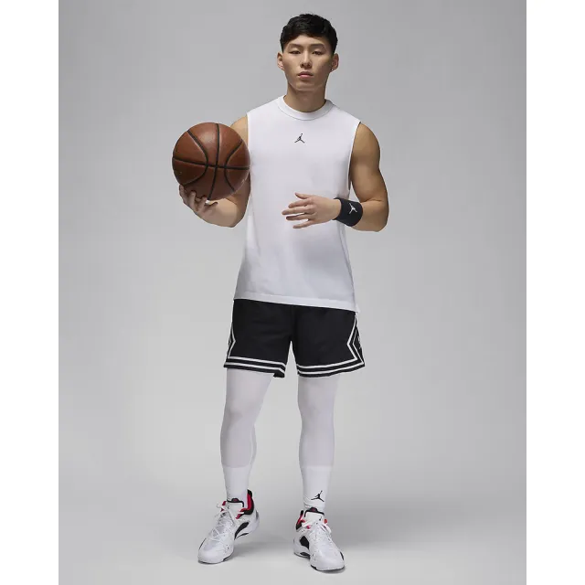 【NIKE 耐吉】背心上衣 運動 休閒 無袖 男 AS M J DF SPRT SLVLS TOP Jordan 喬丹 白色(FN5857100)