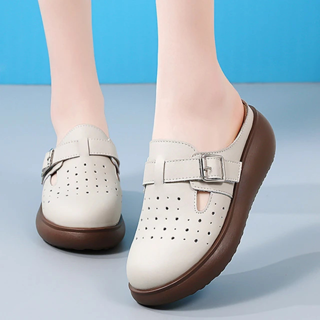 愛咖iFoot 超彈力plus厚底防水拖鞋-黑/米灰/粉/水