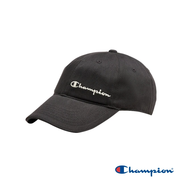 ChampionChampion 官方直營-刺繡草寫LOGO棒球帽(黑色)
