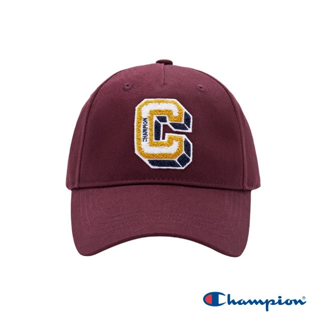 Champion 官方直營-貼布繡LOGO標棒球帽(深灰色)