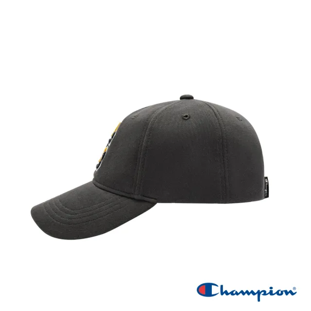 【Champion】官方直營-貼布繡LOGO標棒球帽(深灰色)