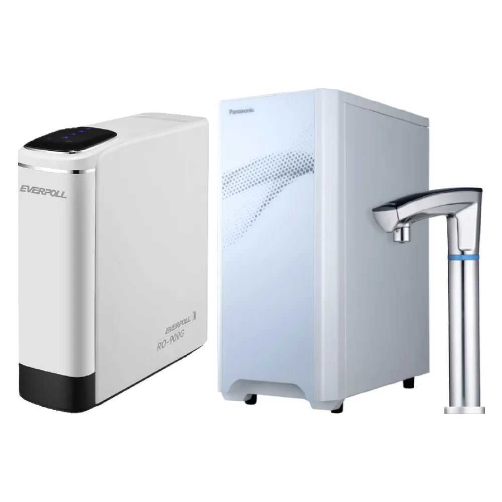 【Panasonic 國際牌】第二代觸控式冷熱飲水機 NC-ANX2+RO-900G(搭配EVERPOLL RO-900G淨水設備)