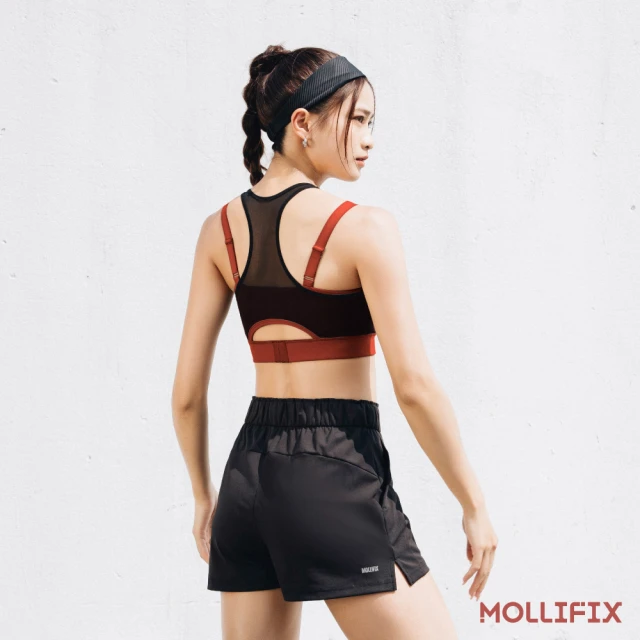 Mollifix 瑪莉菲絲 智涼透氣雙層訓練褲(3色任選) 