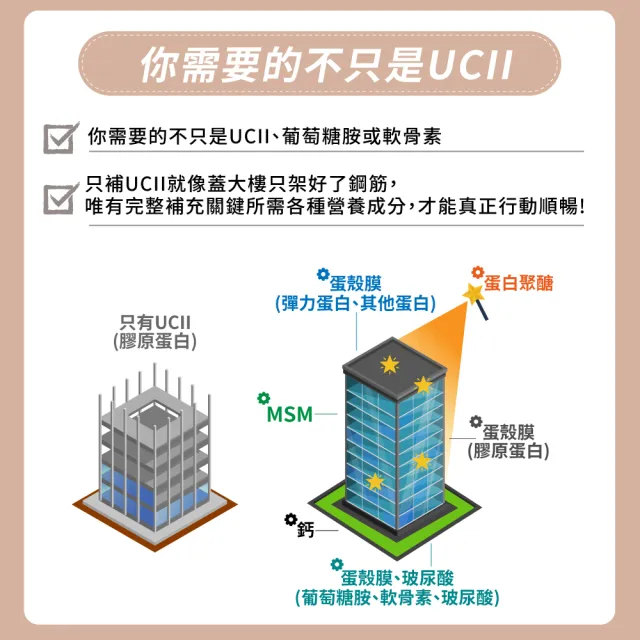 【雲飛選擇】穩定立膠囊*1瓶共30顆(專利蛋殼膜+鮭魚蛋白聚醣+玻尿酸+MSM+甘胺酸鈣)