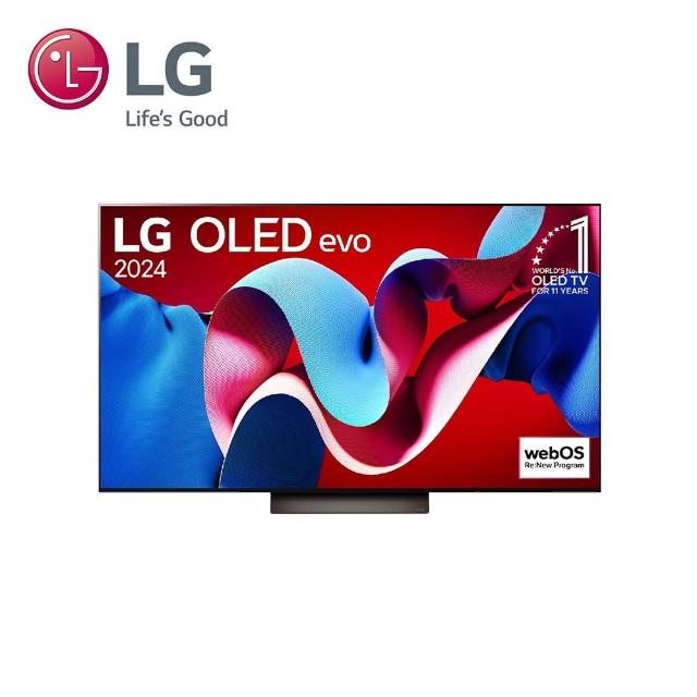 【LG 樂金】65型OLED evo C4 極緻系列 4K AI物聯網智慧顯示器(OLED65C4PTA)