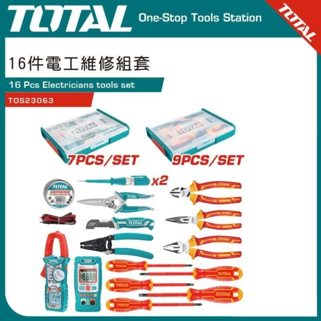 TOTAL 強力快速水管鉗 14吋 THT171142(水電