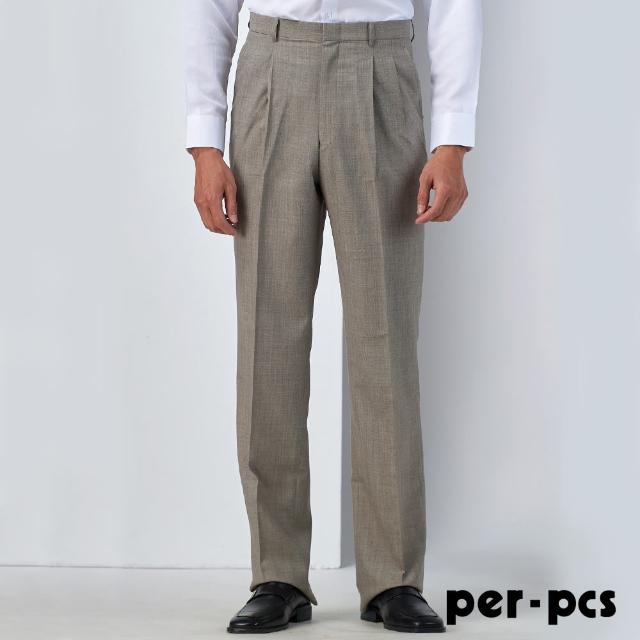 【per-pcs 派彼仕】紳士質感打摺西褲_灰(89232)